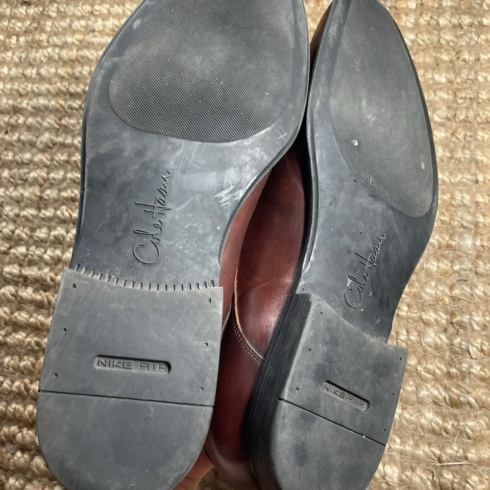 Cole Haan Brown Leather Shoe Air Dress Shoes Mens Sz 11 M‎